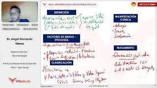 ENFERMEDADES ENDOCRINOLÓGICAS  NEONATOLOGÍA  VILLAMEDIC [upl. by Adien]