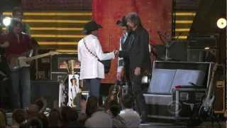 George Strait singing Boot Scootin Boogie HD  Brooks and Dunn ACM Last Rodeo [upl. by Nossyla108]