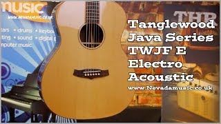 Tanglewood Java Series TWJFE Acoustic Guitar Demo [upl. by Hardej]