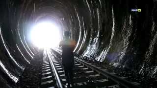 Ferrovia Norte Sul  Primeira passagem túnel Anápolis [upl. by Gass]