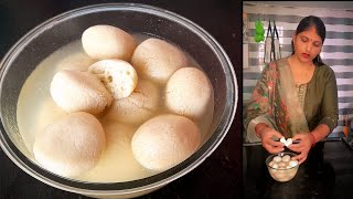 Diwali special sweet। Bengali famous rosogolla recipe। rasgulla recipe। [upl. by Burrow]