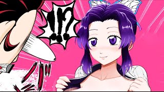 TANJIRO amp KANAO Together  Demon Slayer  comic dub [upl. by Smalley]