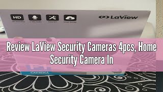 Review LaView Security Cameras 4pcs Home Security Camera Indoor 1080P WiFi Cameras Wired for Pet [upl. by Aehtorod]