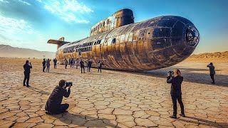 Mysterious Submarine Found in Dried Up River – Explorers Left Horrified After Closer Inspection [upl. by Hightower]