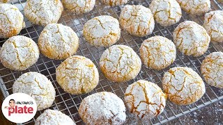 AMARETTI BISCUITS  How to Make Almond Amaretti Cookies [upl. by Eenaj]