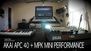 Akai MPK Mini amp APC 40 Performance  TAETRO [upl. by Divadnhoj]