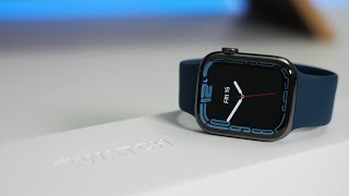 Apple Watch Series 7 Unboxing Setup and First Look [upl. by Duwe]