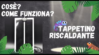 TAPPETINO RISCALDANTE  CHE COSE COME FUNZIONA  BASSI GARDEN  RETTILI [upl. by Enailuj795]