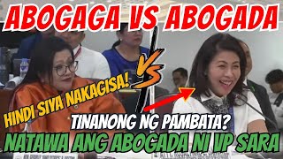 ABOGADA NI VP SARA NATAWA NALANG SA MGA PAMBATANG TANONG NI LUISTRO duterte dds bisdak [upl. by Armstrong619]