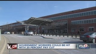 More than 4K Ind employees of DFAS face 20percent pay cut [upl. by Berry]