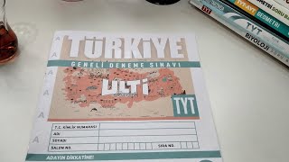 Ulti yayınları türkiye geneli deneme sınavı yks2024 yks tyt ayt [upl. by Gayel]