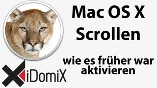 Natürliches Scrollen ausschalten Scrollen invertieren in Mac OS X [upl. by Lune]