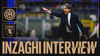 LINTERVISTA DI SIMONE INZAGHI  INTER 32 TORINO 🎙️⚫🔵 [upl. by Tehc]