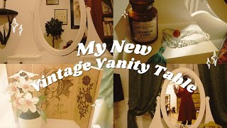 My New Vintage Vanity Table [upl. by Nidak]