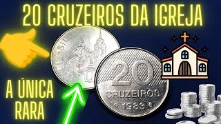 MOEDAS VALIOSAS DE 20 CRUZEIROS DA IGREJA perdidas aÃ­ Brasil afora por falta de conhecimento [upl. by Mcnally60]