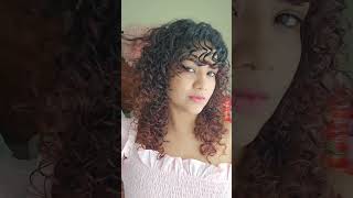 Hair transformation with cantu curling cream curllove curlyhair curly cantu curlnbeauty [upl. by Santoro]