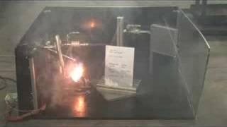 HFO1234yf flammability test  600 Celsius [upl. by Yeltrab]