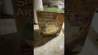 Trader Joe’s Creamy Spinach and Artichoke dip 710 rating [upl. by Rodger]