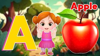 A for apple  ABCs adventures  Alphabet Song  phonics song [upl. by Alexis]