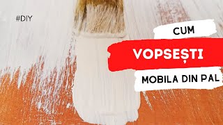 🖌️ CUM VOPSESTI MOBILA DIN PAL 🖌️ [upl. by Colwin]