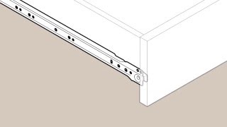 Liberty  European Bottom Mount Drawer Slide  Installation Video [upl. by Leile]