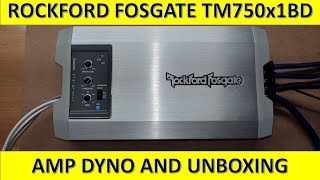 Rockford Fosgate TM750x1BD Amp Dyno and Unboxing [upl. by Raseac]