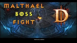 Diablo 3 Reaper of Souls  Malthael Boss Fight [upl. by Alameda]