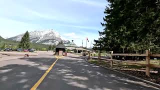 Banff Alberta golf course loop bicycle ride [upl. by Jacquelyn997]