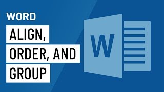 Word Aligning Ordering and Grouping Objects [upl. by Binnings]