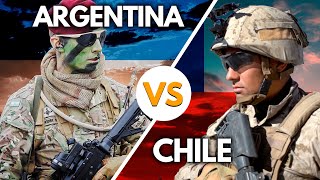 CHILE vs ARGENTINA  ¿Qué EJÉRCITO podría GANAR en una GUERRA en 2021  Rivales con Antecedentes [upl. by Nauqahs]