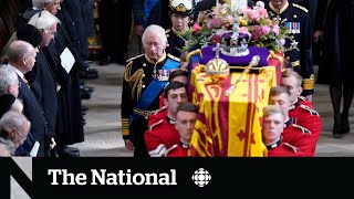 Queen Elizabeth laid to rest after state funeral in London [upl. by Atsirtal]