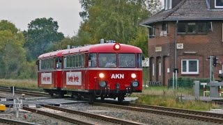 Marschbahn Uerdinger  Schienenbus  Sound AKN [upl. by Griffiths]