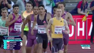 800m WORLD LEAD at Stockholm Diamond League 2023  Full Race with commentary [upl. by Thilda589]