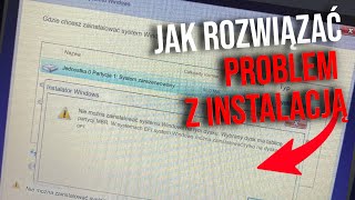 Jak naprawić problem z instalacją Windows 10 na dysku  partycji [upl. by Ahseila]