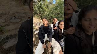 First time trek with sisters 😍  Haalat kharaab 🫠  shorts minivlog vlog brothersister [upl. by Charo]