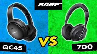 Bose QuietComfort 45 Vs Bose 700  4 Differences Explained [upl. by Lotti]