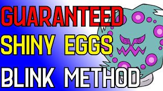 GUARANTEED Shiny Eggs in Pokemon BDSP using BLINK METHOD RNG Manipulation [upl. by Sergu]