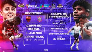 NARRAÇÃO AO VIVO – Flamengo vs Corinthians CopadoBrasil Semifinal  IDA [upl. by Ezarras]