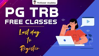 PG TRB Free course  Last day to Register  Hurry up [upl. by Nolad433]