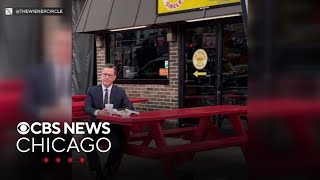 Stephen Colbert visits The Wiener’s Circle [upl. by Aicrag778]