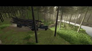 FS22  Skookum Logging LTD Woss BC Fat Truck Cinematic [upl. by Anastasius172]