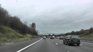 Driving On The M6 Motorway From J14 Stafford To J15 StokeonTrent Staffordshire England [upl. by Rodrigo838]