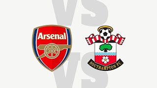 Arsenal v Southampton game results premierleague arsenal southamptonfc [upl. by Aicileb]