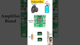 Amplifier Circuit  Bass Booster circuit✅😂shortvideo shortfeed shortsvideo shorts trending [upl. by Nanek399]