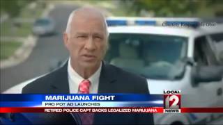 Retired police captain backs legalized marijuana [upl. by Ahsekim998]