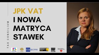 JPK VAT i nowa matryca stawek [upl. by Biebel620]