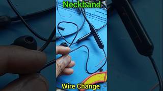 Oneplus Neckband Wire Change  OnePlus Wireless Z Repair oneplus onoff onesidenotworking [upl. by Yruy]