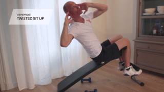 Sit up bench RS Porto  wwwfitnessdeliverynl [upl. by Normie]