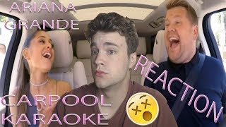 Ariana Grande Carpool Karaoke With James Corden REACTION [upl. by Auerbach501]