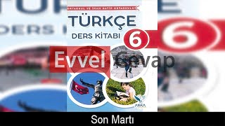 Son Martı Metni Etkinlik Cevapları 6 Sınıf Türkçe [upl. by Inihor835]